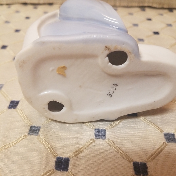 EUC Blue/White Porcelain Mother/Child & Angels - Picture 4 of 7